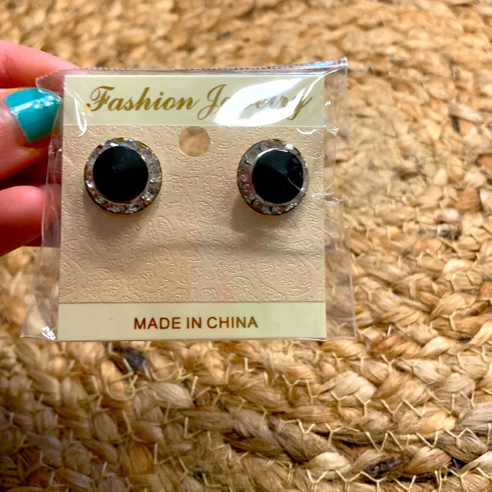 Earrings and black color